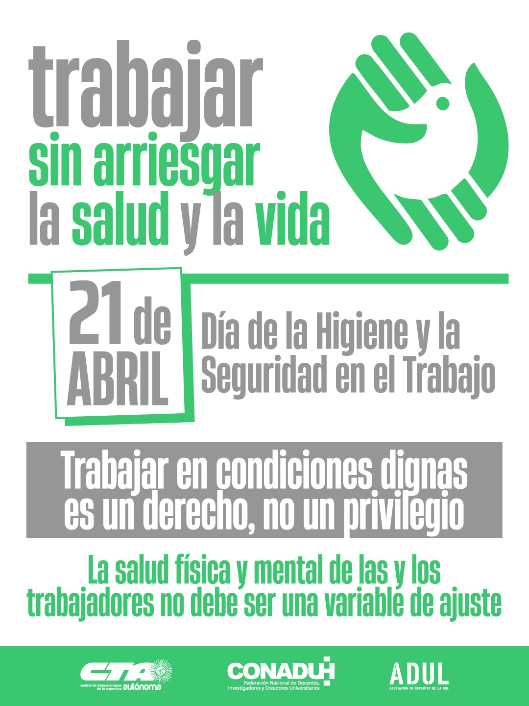 Día de la Higiene y la Seguridad en el Trabajo