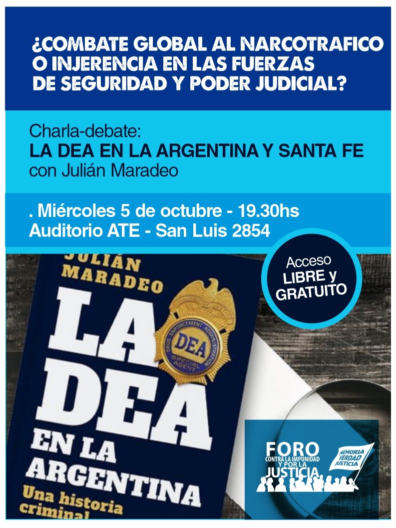 PRESENTACIÓN DEL LIBRO “LA DEA EN LA ARGENTINA”