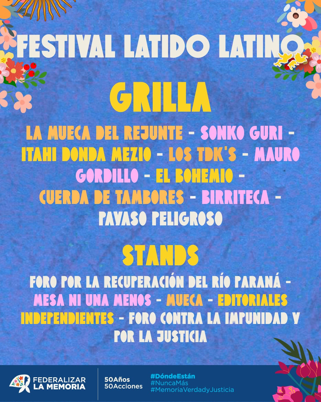 Festival Latido Latino de la Asamblea por la Paz