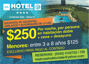 Promoción Hotel UNL-ATE