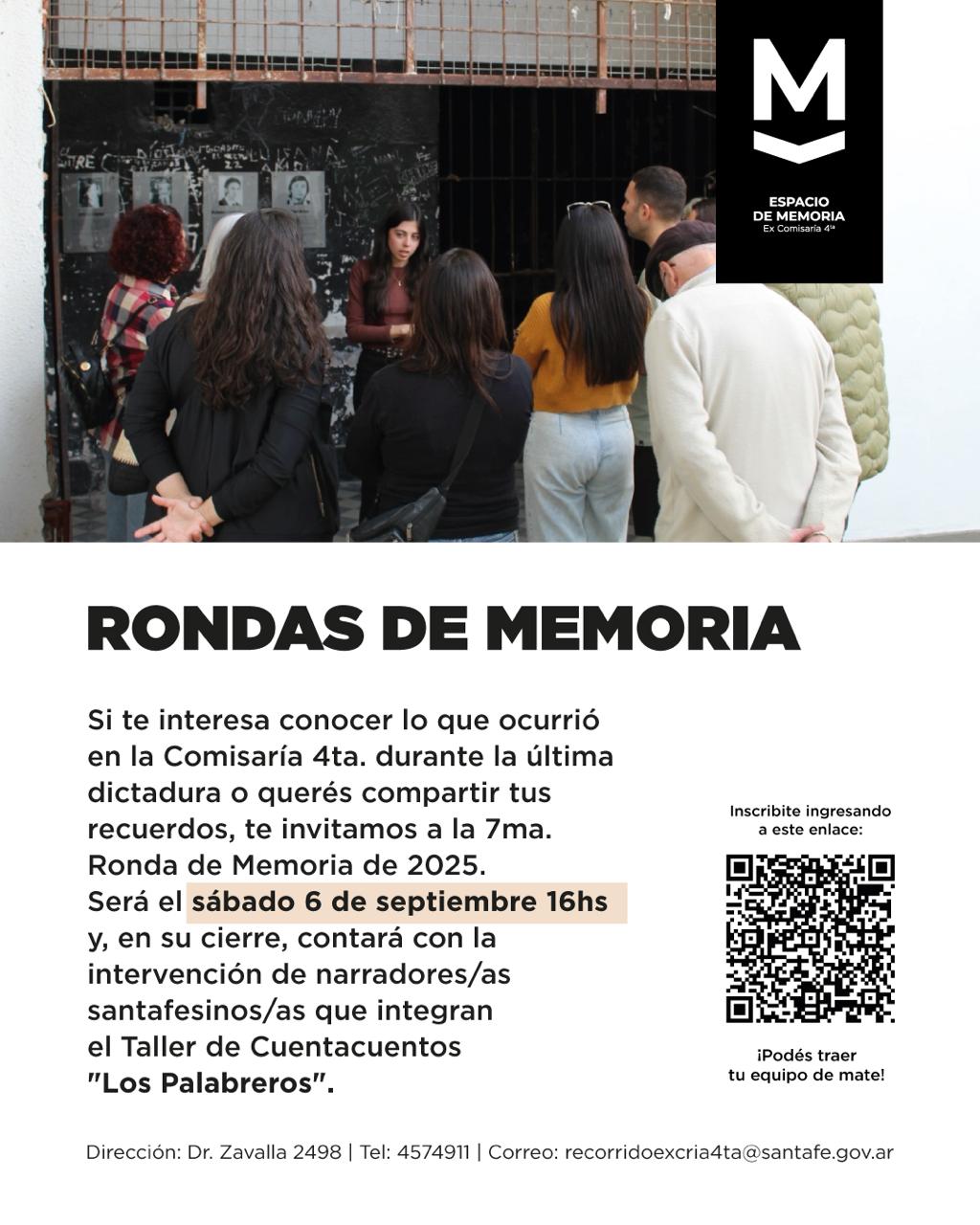 Rondas de memoria en la ex comisaría 4ta