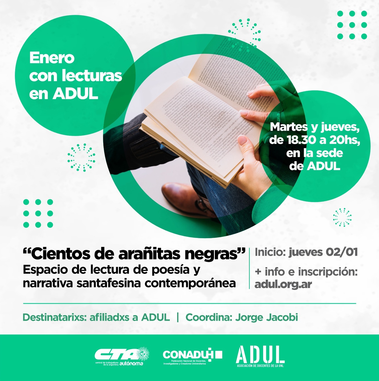 Un espacio para compartir lecturas en enero