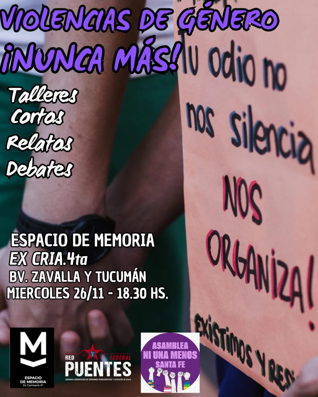 Cortos, relatos y debates en la ex Comisaria 4ta