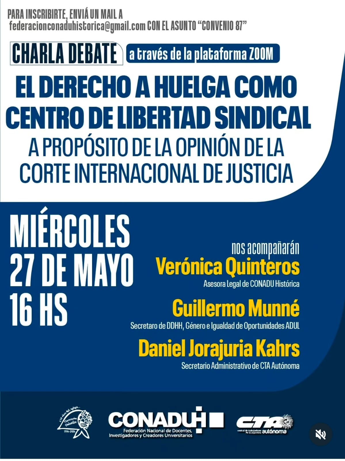 Charla-debate en el marco del Paro Nacional