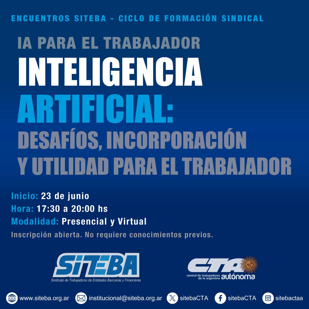 Curso de formación de SITEBA y CTAA