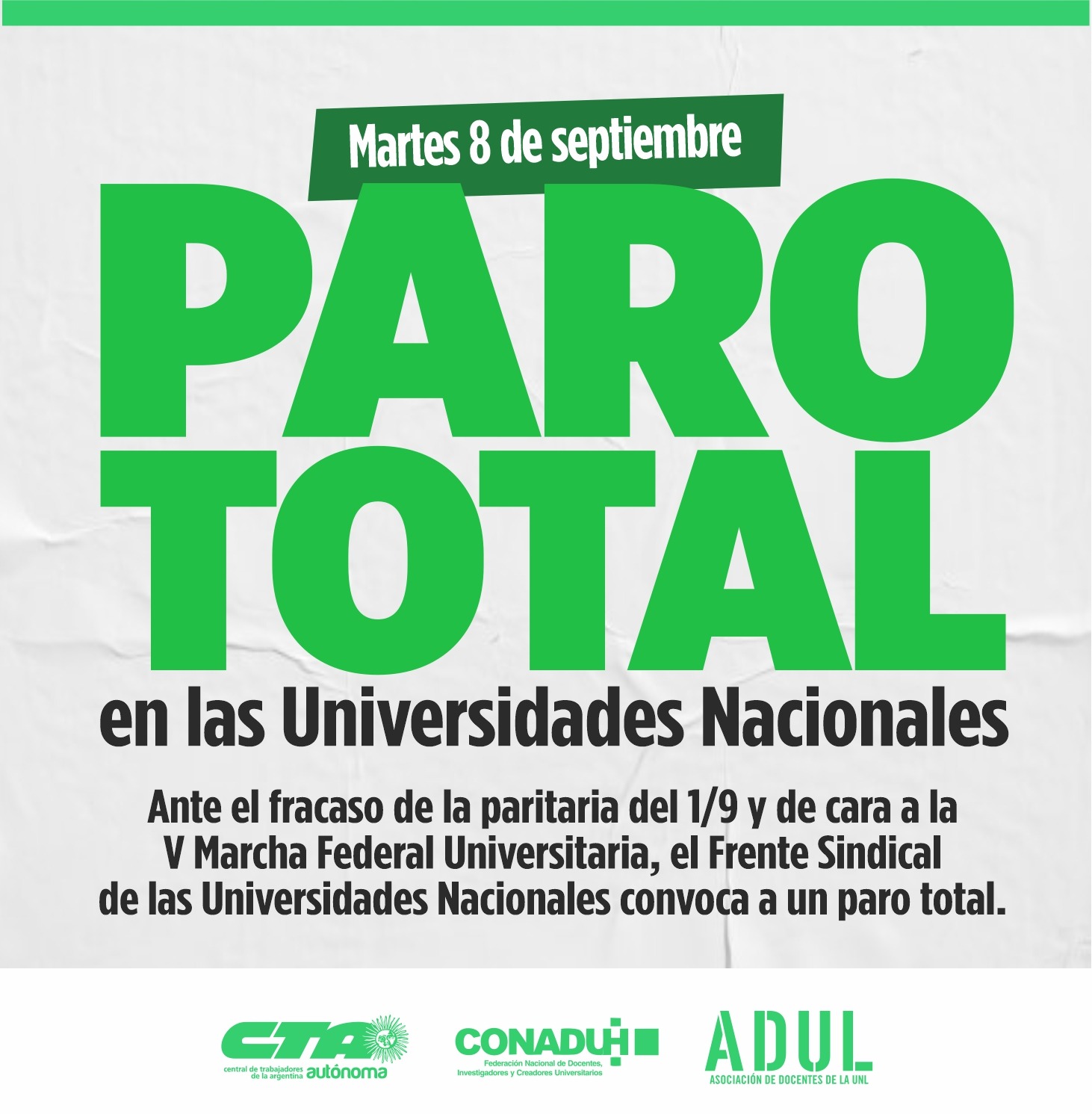 PARO UNIVERSITARIO