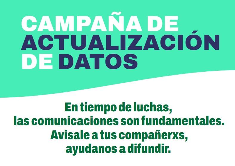 Campaña de actualización de datos
