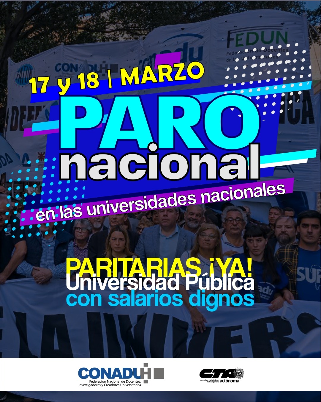 Paro de 48hs. Paritarias YA!